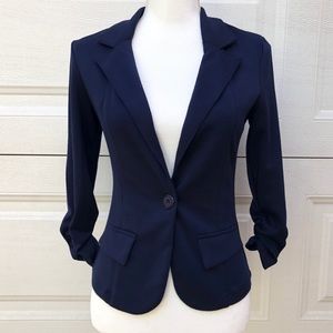 ⚠️SOLD⚠️ Poetry Navy Blue Blazer Size Small